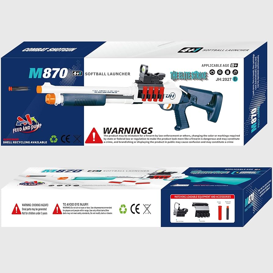 Amazon.com: Ouzhimanxing Toy Shotgun Shell Ejecting Toy Gun