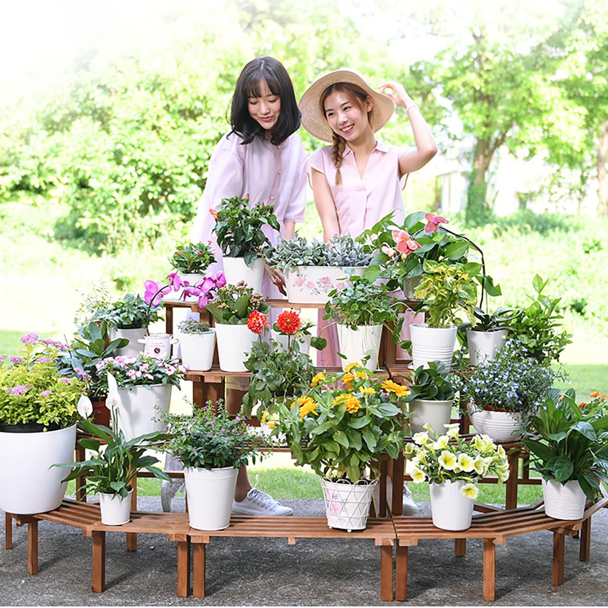 実木花棚置物棚室内居間床式天井ベランダ壁掛け式植木棚 実木花棚置物棚室内居間床式天井ベランダ壁掛け式植木棚