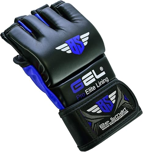 Miniatura 7 de BeSmart UFC - Guantes de kickboxing Guantes de entrenamiento y entrenamiento de artes marciales mixtas, hombres y mujeres adultos
