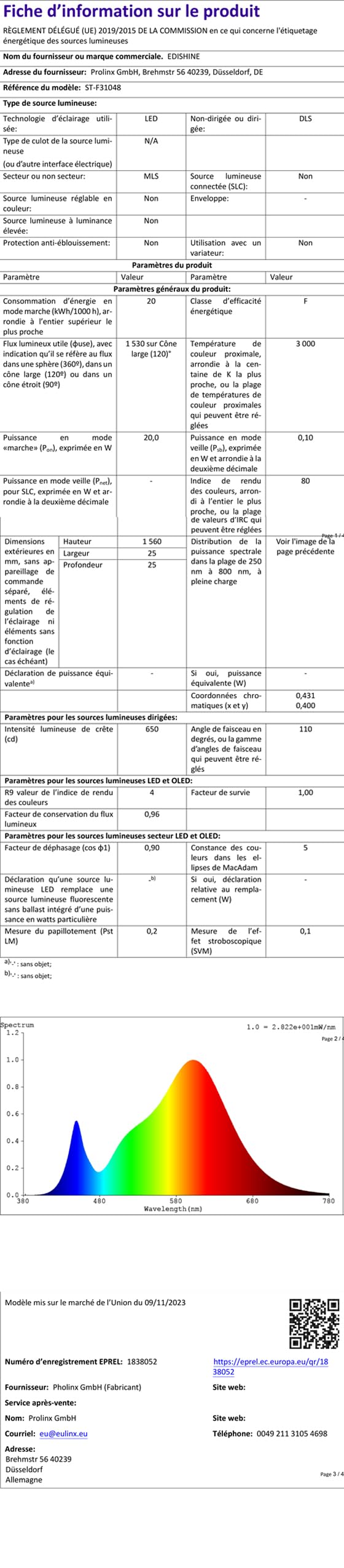 EDISHINE Lampa podłogowa do salonu ze szklanymi półkami, bezstopniowa ściemnianie, 3 temperatury barwowe, przełącznik nożny, drewniany regał narożny z oświetleniem LED, do salonu, sypialni, czarna