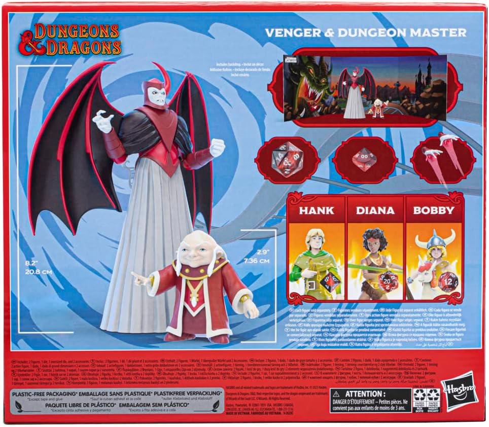 Dungeons & Dragons Cartoon Classics Scale Dungeon Master & Venger