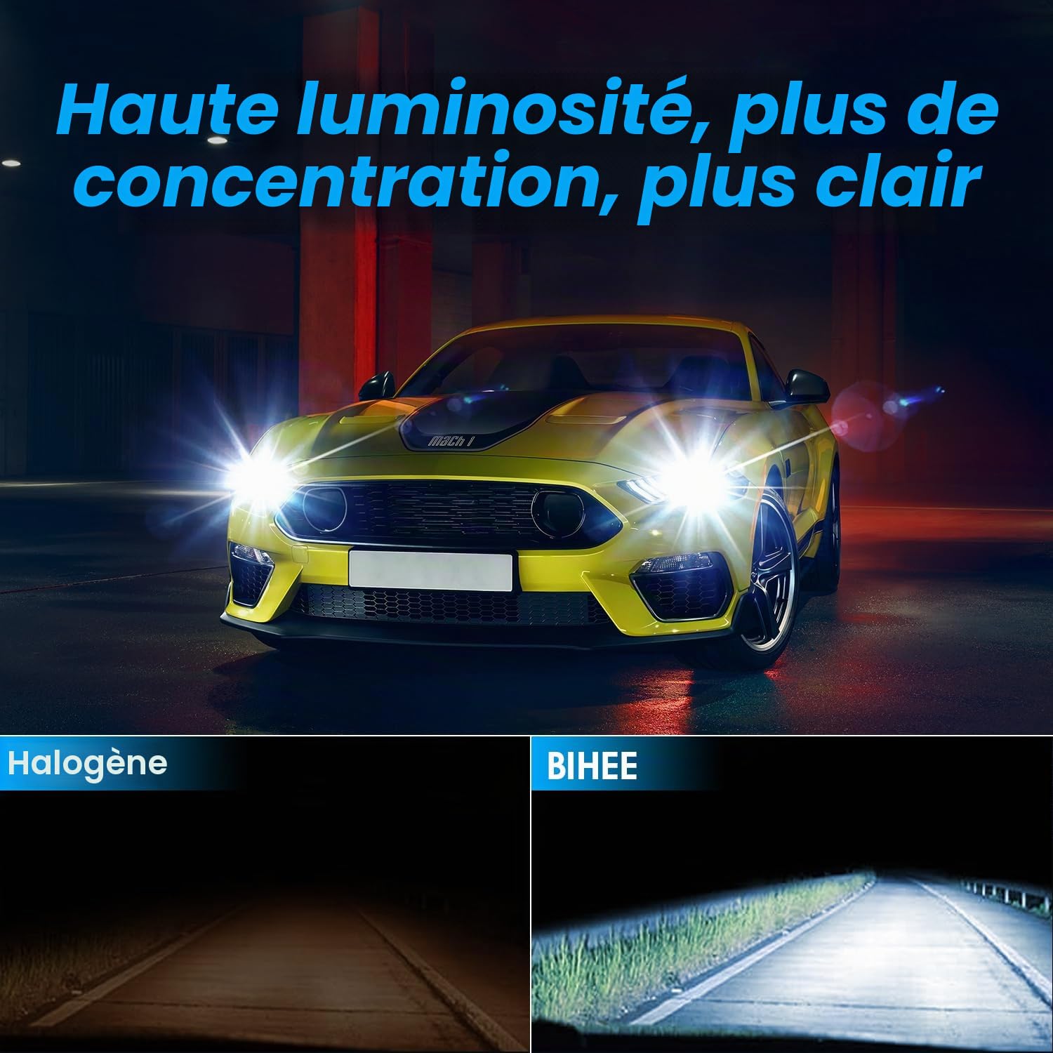 Lot de 1 ampoule xénon D5S 8000 K diamant lumière bleue HID 25 W lampe de phare avec base en métal