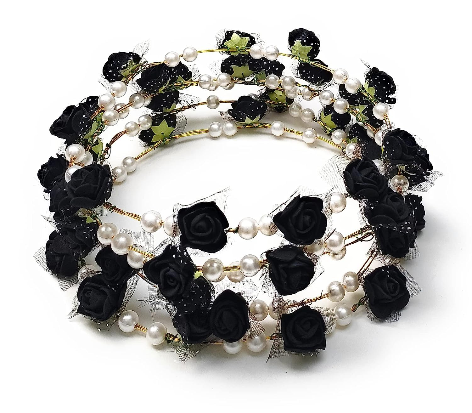 See full amazon price history chart for MOOLYAVAAN PRODUCTS Artificial Floral Headpiece Black Roses Wedding Bridal Beach Party Travel Headpiece Wreath Crown Tiara for Girls Teens and Women (PACK OF 10) MOOLYAVAAN PRODUCTS Artificial Floral Headpiece Black Roses Wedding Bridal Beach Party Travel Headpiece Wreath Crown Tiara for Girls Teens and Women (PACK OF 10) (B09WF346CB) Amazon Price History, Amazon Price Tracker
