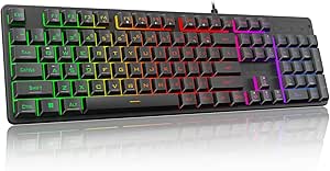 Redragon K521 Rainbow LED Mechanical Gaming Keyboard
