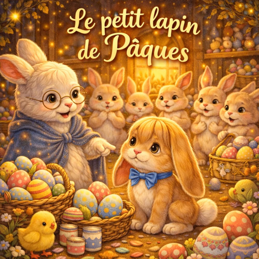 Le petit lapin de Pâques: Une merveilleuse aventure illustrée pour enfants sur le courage, l’amitié et la magie de Pâques