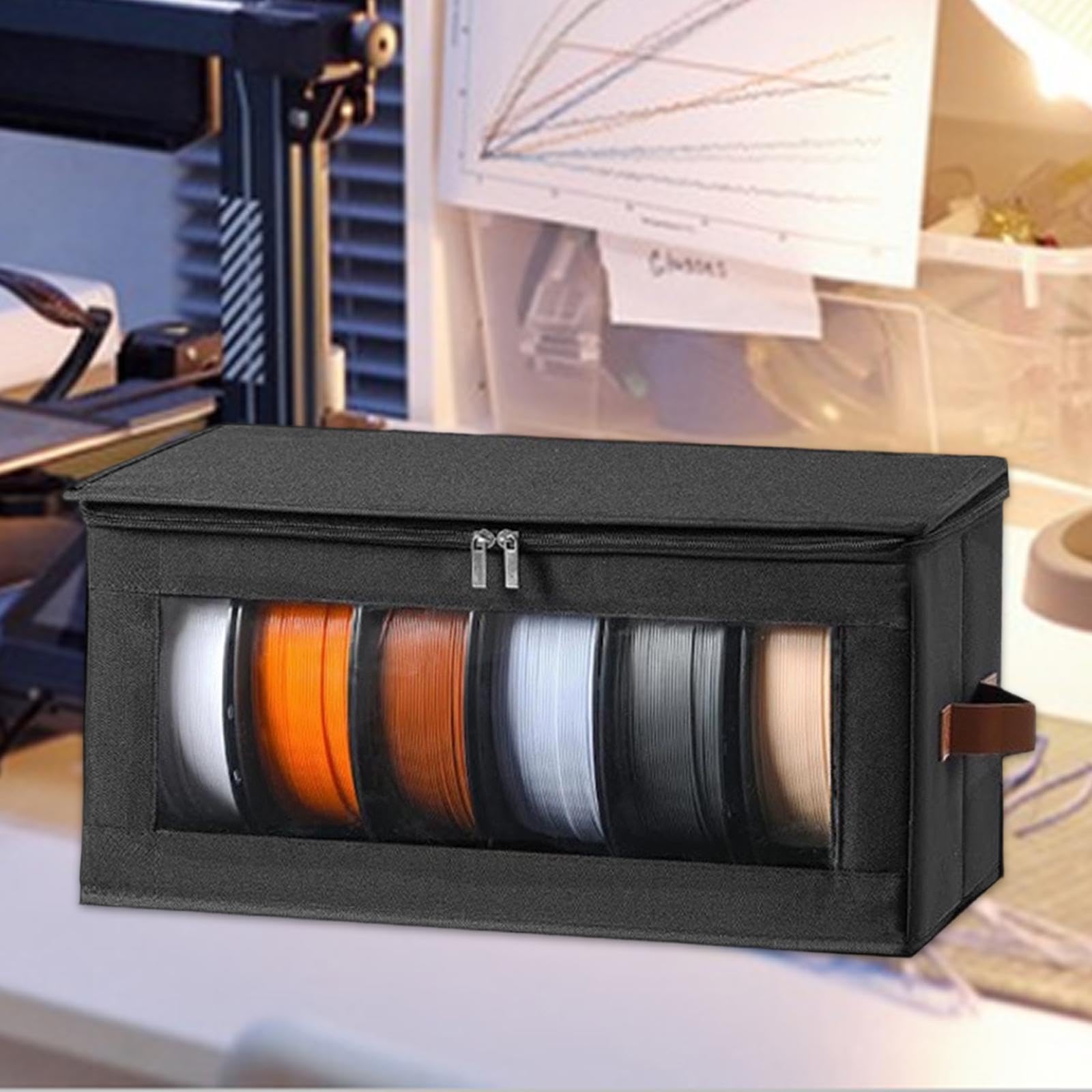 Filament Storage Box Studio Office Supplies with Handle Portable Accessories|Crafts| Art Supplies| Drawing & Lettering Supplies| Art Pens & Markers-picture-12