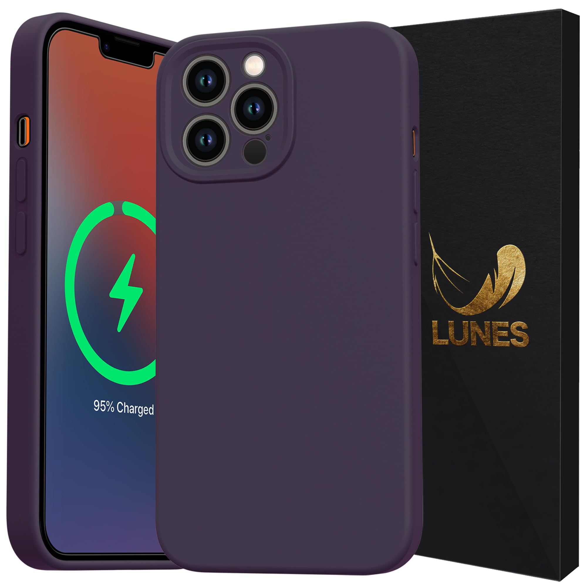 Amazon.co.jp: LUNES iPhone 14 Pro ケース Magsafe対応 カメラ保護