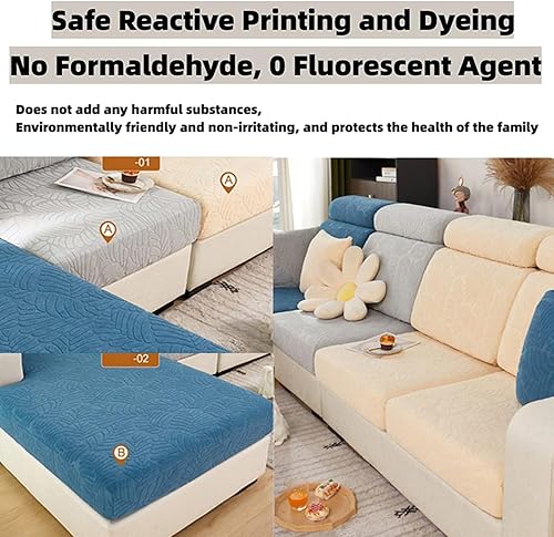 Miniatura 5 de Fundas de sofá mágicas 2024, fundas universales resistentes al desgaste, lavables en forma de L, fundas de cojín elásticas para sofá seccional (gris