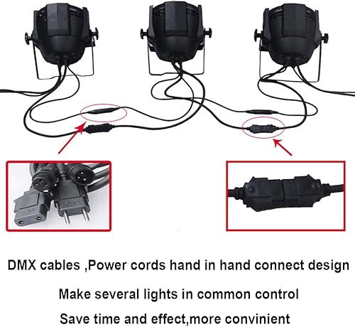Miniatura 8 de TENGCHANG Luces LED DJ Par 18X15W RGBWA PAR64 Sound-Active Lighting Can para fiesta Stage KTV Disco Dance