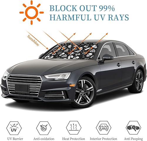 Miniatura 7 de Parasol plegable para parabrisas delantero, bloquea los rayos UV para mantener tu vehículo fresco, protector de visera para automóvil, camión, SUV