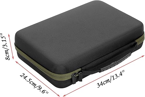 Miniatura 5 de Sumnacon Estuche de dardos de carcasa rígida para dardos de acero suave punta de plástico, estuche de transporte de dardos de gran capacidad