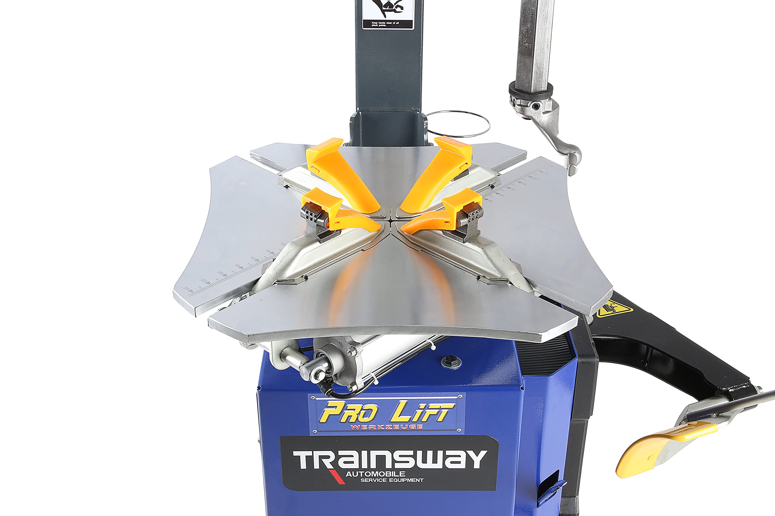 Démonte-pneus 10" à 24" avec tête de montage pour jantes en aluminium - Changeur de pneus