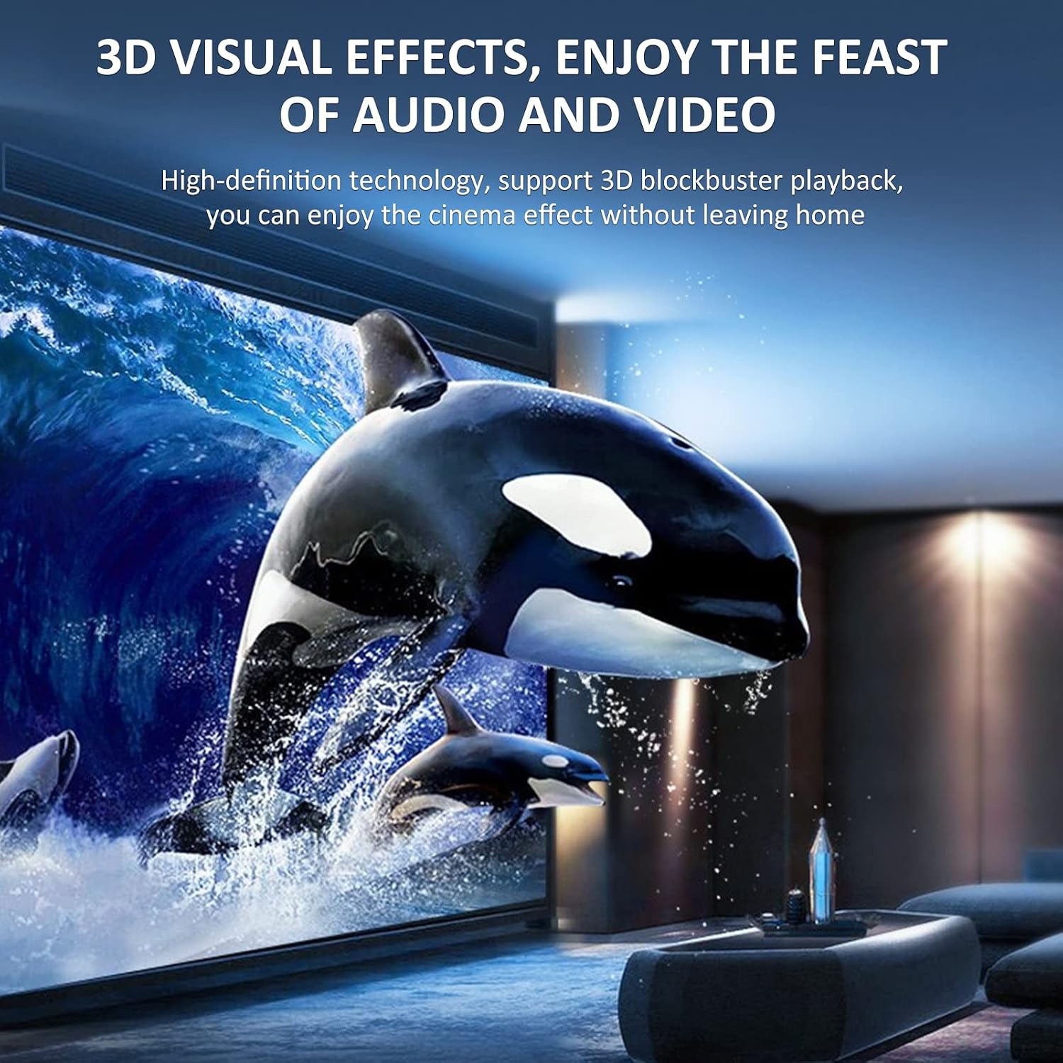 4K 1x4 HDMI Splitter 1 in 4 Out,4 Port Powered HDMI Splitters Support Mirror/Copy Multi Monitor Outputs and 4Kx2K@30Hz 3D,HD Splitter with Power for Project/Office/Projector/HDTV/PS4