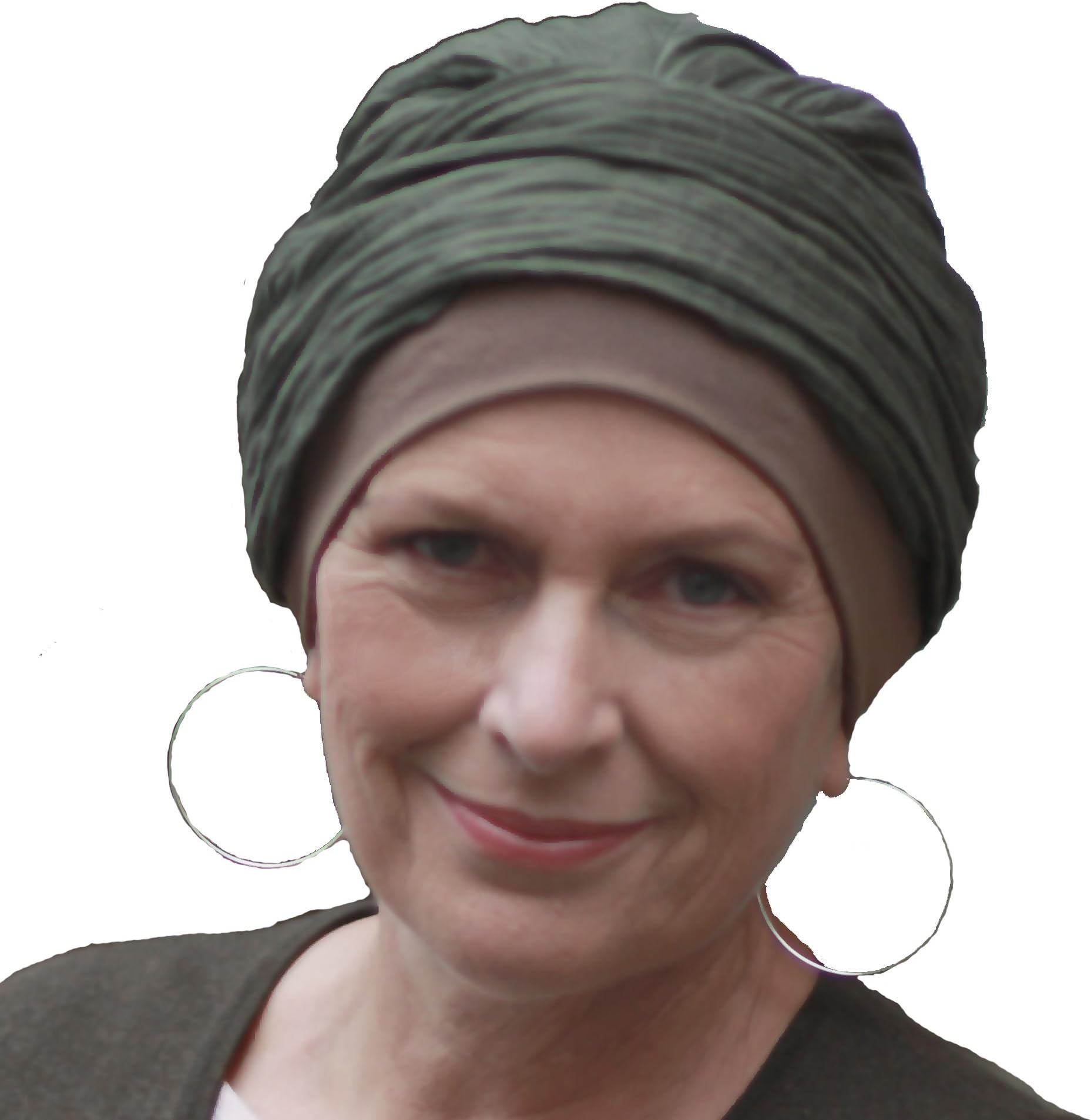 Lookhatme Mano preformed turban to obtain volume without knots or panels - Green