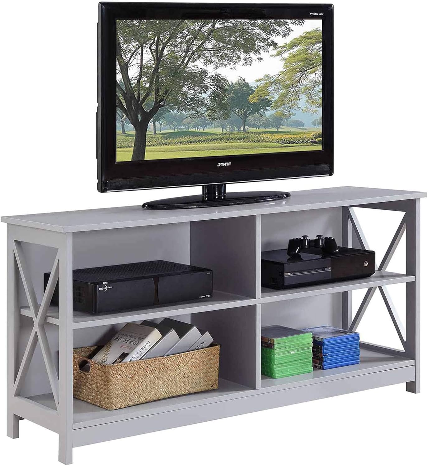 Convenience Concepts Oxford TV Stand, Gray