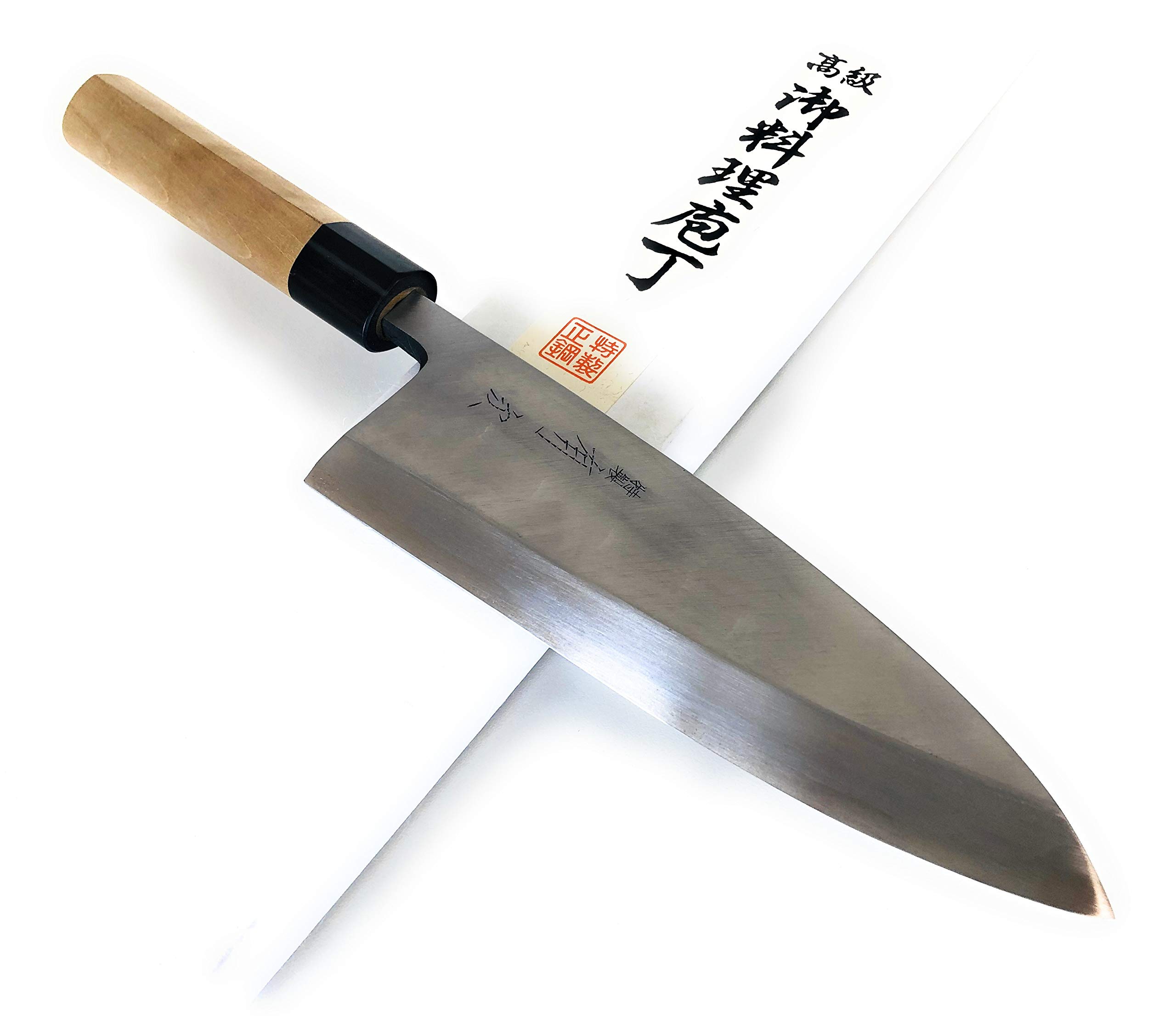 Amazon | 有次 包丁 出刃 特製 195mm 日本製 白鋼2 築地 ARITSUGU
