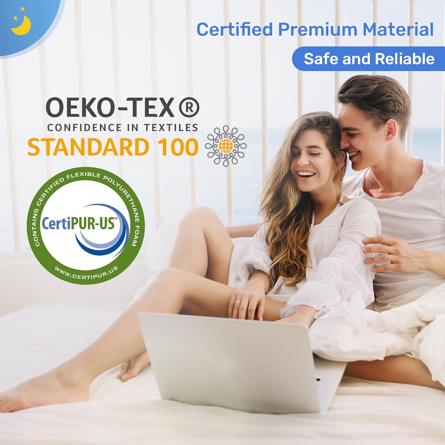 Derila Cervical Queen Size Pillow for Sleeping - Support Pillow for Side, Back, Stomach Sleepers - Contour Best Bed Pillows for Sleeping