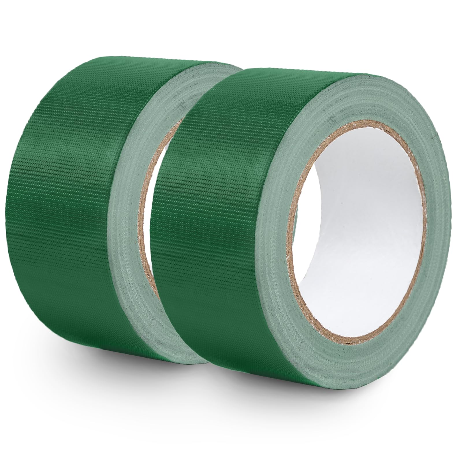 RAINHOL2 Pack Green Duct Tape Heavy Duty Waterproof, Super Fix Duct Tape Green, 2 Inches x 30 Yards, Temperature Resistant, No Residue and Tear by Hand - 7.5 Mil