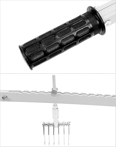 Miniatura 5 de QWORK Barra de palanca de abolladuras, kit de extractor de abolladuras portátil de aleación de aluminio, extractor de abolladuras de 6 garras,
