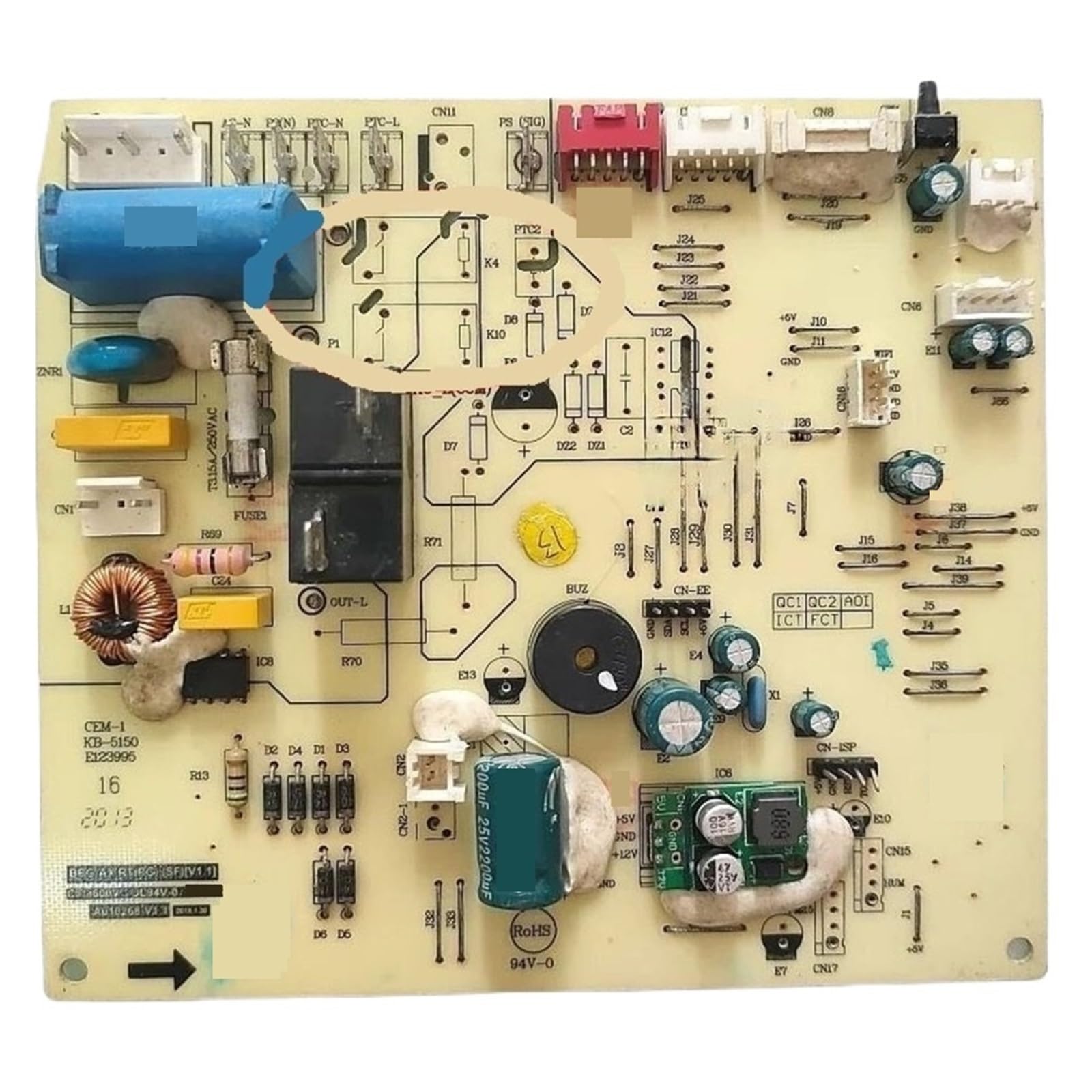 Air Conditioner Circuit Board Replacement，Compatible For TCL，for BPG-AX.RT PG A010268 A010268-V1.1