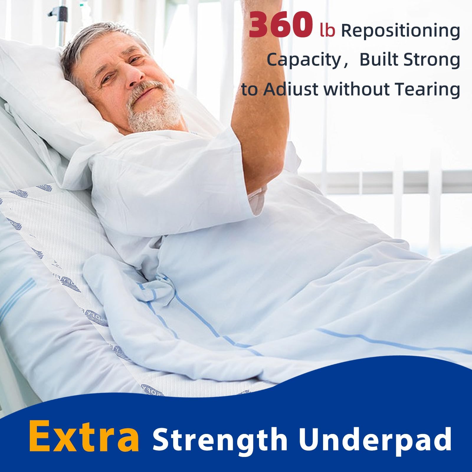 Chucks Pads - Almohadillas Desechables de 36 x 48 Pulgadas (20 Unidades) para Adultos para incontinencia, Extra Grandes, Gruesas, Resistentes al desgarro, Impermeables, para Ancianos, niños, 10