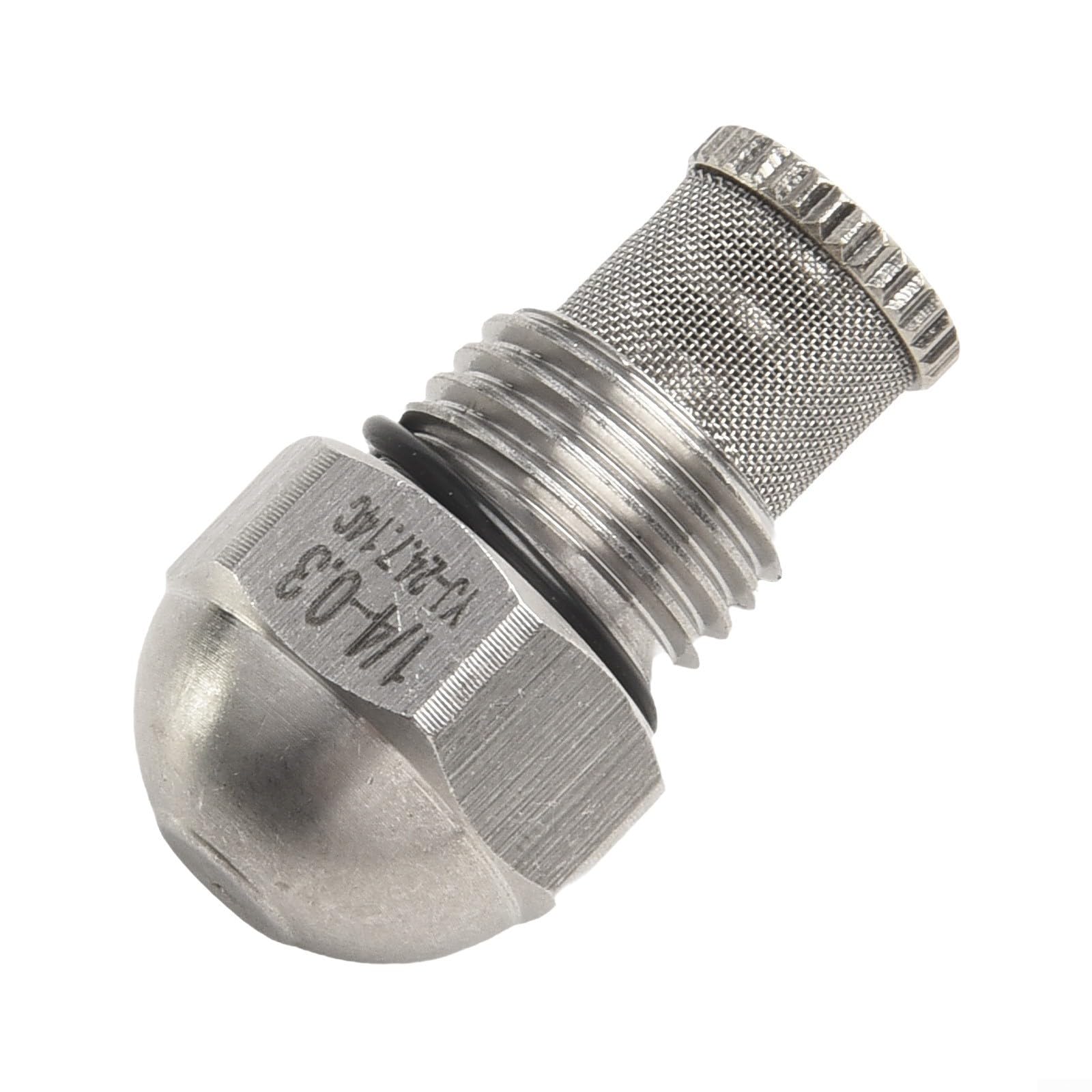 Buse de brume en acier inoxydable 1/4 BSPT Orifice de 0,3 à 1,5 mm pour pulvérisation fine, irrigation de jardin, refroidissement par brouillard paysager (0,3 mm)