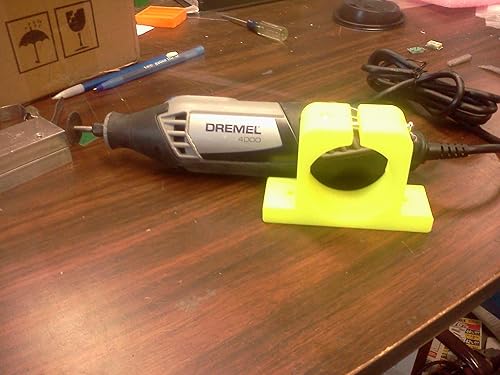 Miniatura 2 de Soporte para Dremel 4000, 4200 para Tornillo y Mesa PN DH-4000VT Amarillo