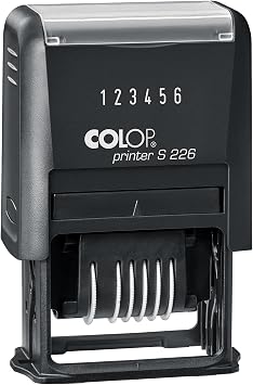 COLOP Printer S 226 6-digit dialer stamp, Printing colour black