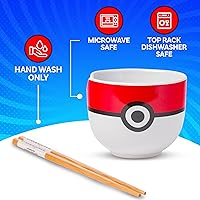 Vista 119 de Silver Buffalo The Powerpuff Girls Girl Power Featuring Blossom, Bubbles, and Buttercup Ceramic Ramen Noodle Rice Bowl with Chopsticks, Microwave