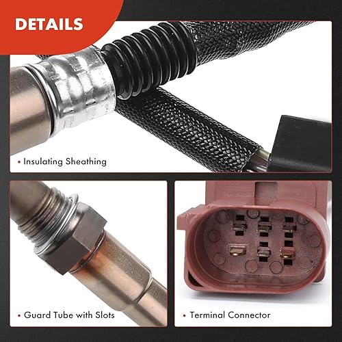 Miniatura 6 de A-Premium Sensor de oxígeno O2 compatible con Mazda 3 2014-2018, 6 2014-2018, 3 Sport 2014-2018, CX-5 2013-2018, Upstream, Replace# PE01188G1A