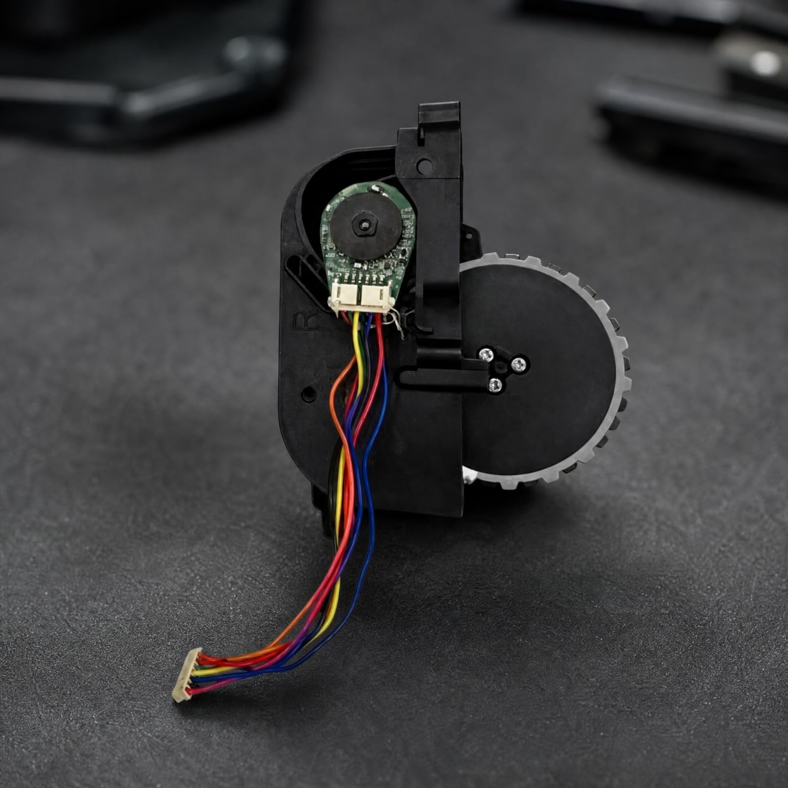 rockible Assemblaggio Ruota Motrice con Motore per Aspirapolvere Robot Compatto Senza Atzzi, Set Sinistra+Destra