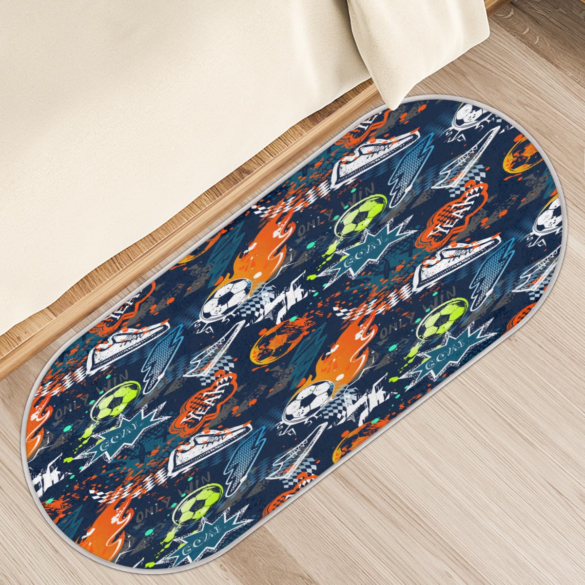 Tapis de cuisine antidérapant 50x120 cm isolant et épais contre le sol froid