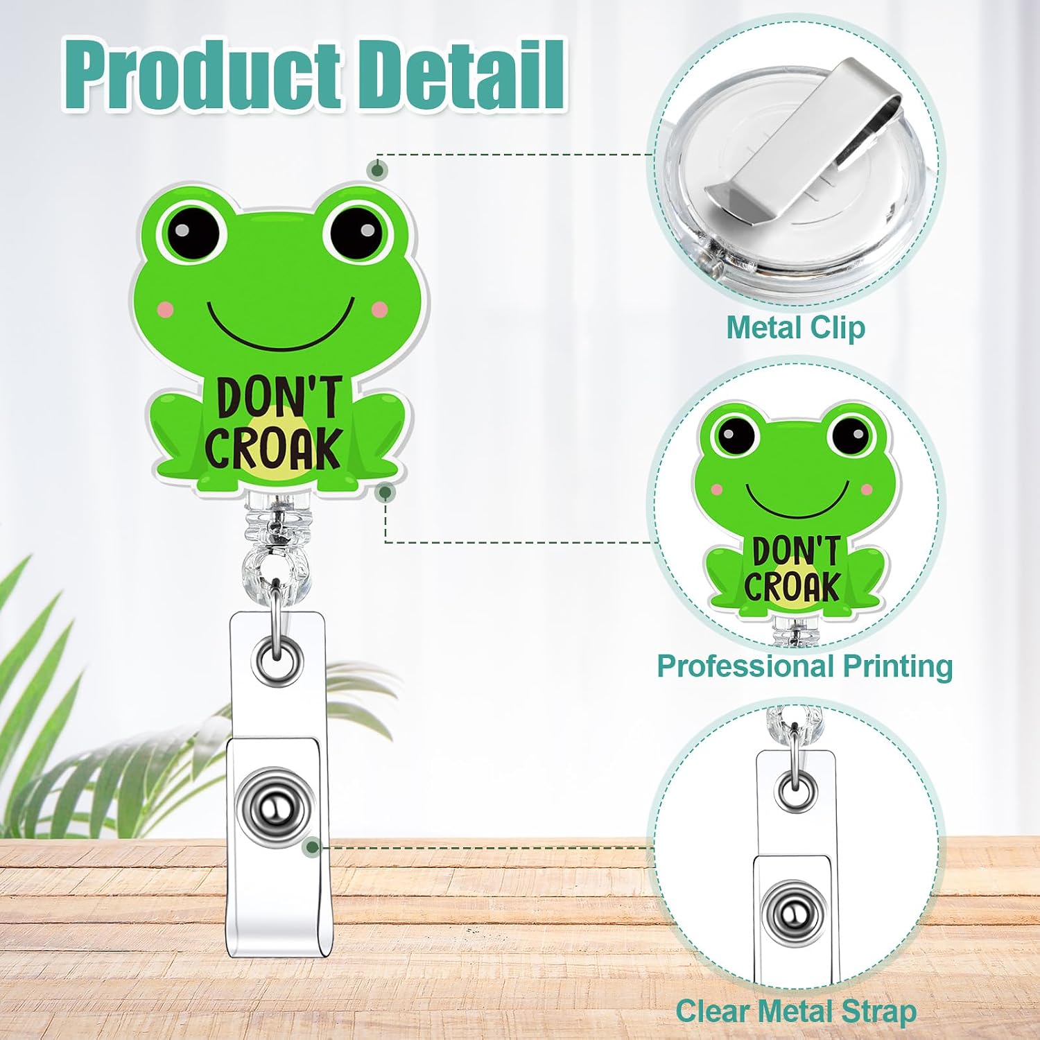 Yunlly 12 Pcs Funny Badge Reel Retractable ID Holder Medical,Nurse image 3