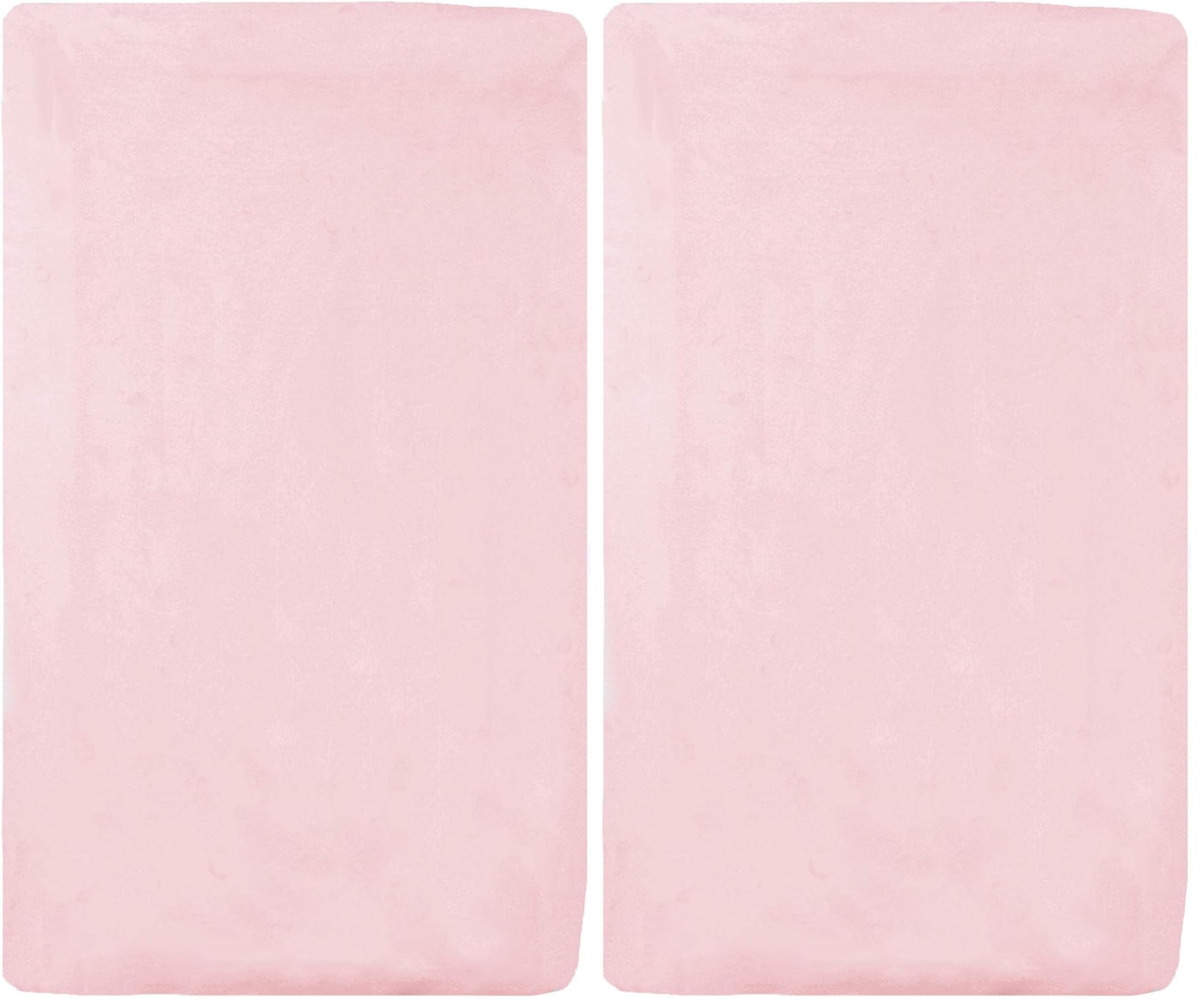 TL Care 100% Cotton Knit Fitted 18" x 36" Cradle/Bassinet Sheet - Compatible with Mika Micky Bassinet, Pink, Soft Breathable, for Girls (Pack of 2)