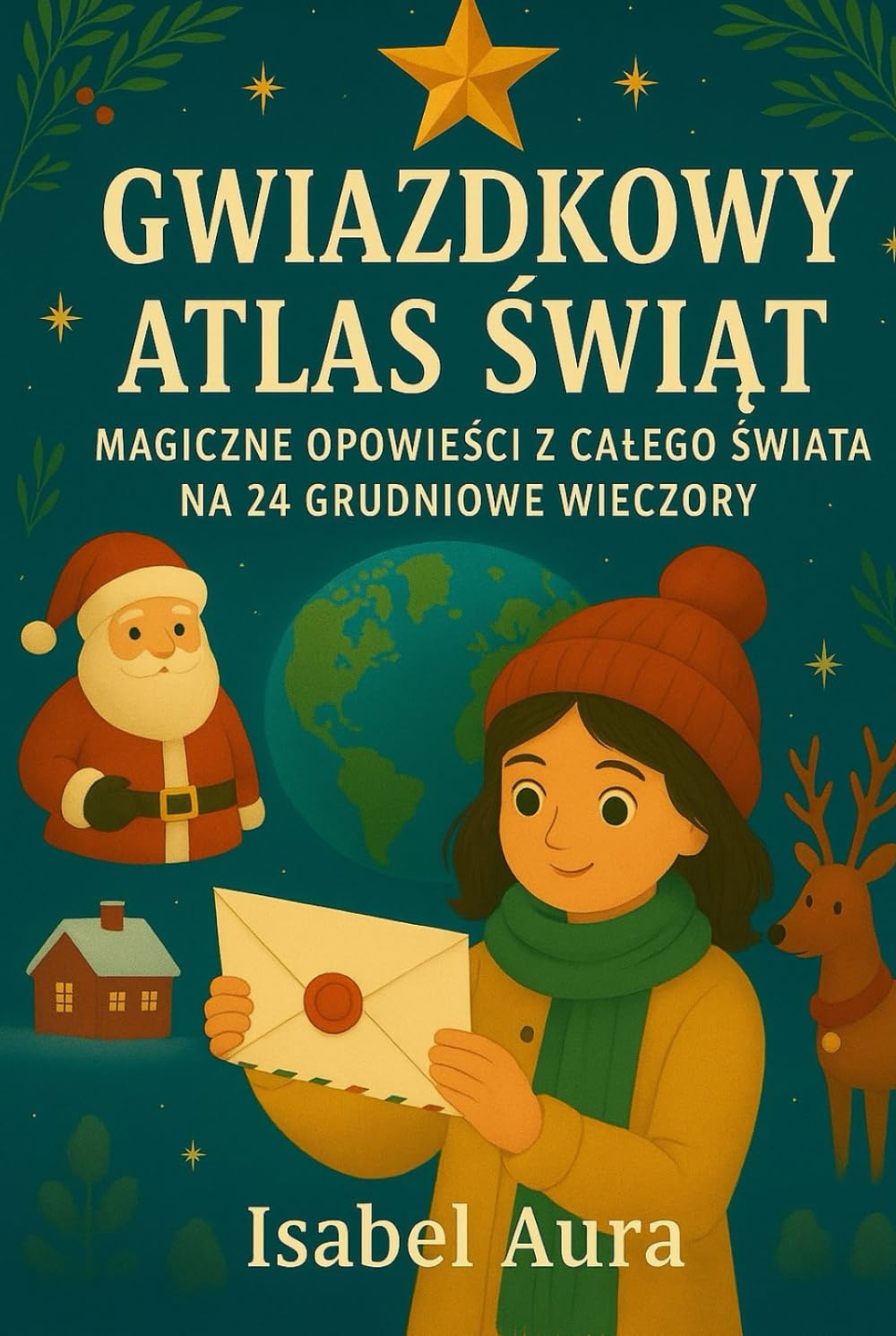 Gwiazdkowy Atlas Świąt 24 magiczne opowieści z całego świata na każdy grudniowy wieczór: Idealny prezent na Święta czy Kalendarz Adwentowy, dla ... rodzin i każdego, kto kocha Boże Narodzenie