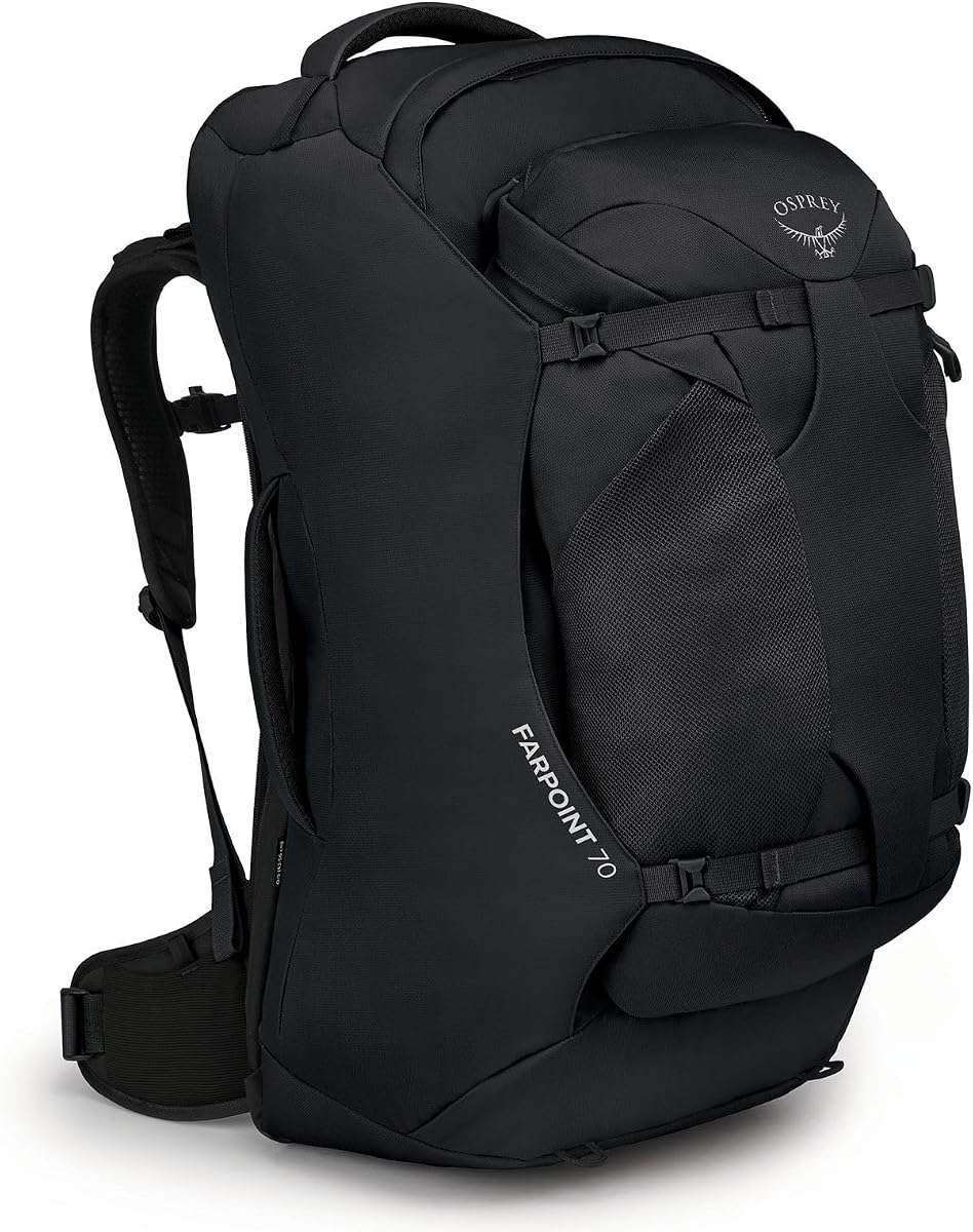 Farpoint 70L Mochila de viaje para hombre, negro