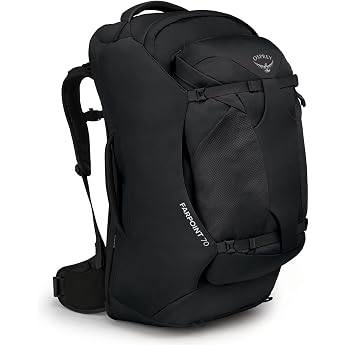 Osprey Farpoint Men's Travel Backpack 70L Black O/S
