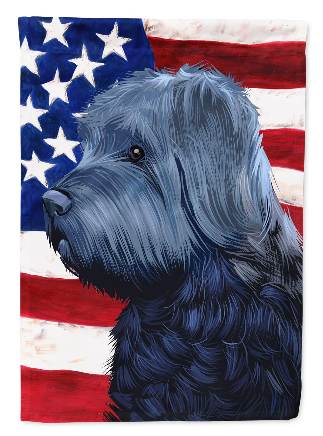 Drapeau Bouvier des Flandres petit format multicolore pour décoration extérieure