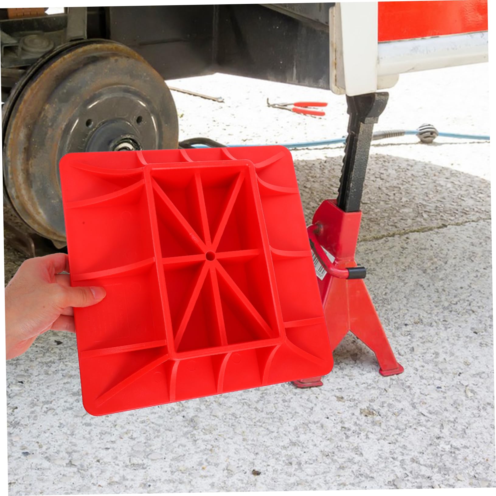 Supporto Martinetto Silicone Spesso Base Per Martinetto Idraulico Resistente Design Multifunzionale Per Attrezzi Facile Installazione e Uso Leggero e Compatto Per Varie