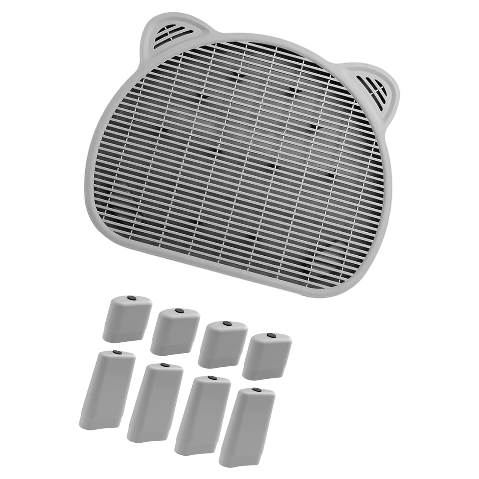 LUCKGONI Double Layer Cats Litter Trapping Mat For Spill And Litter Trapping Step for Pet Cats Littery Tray