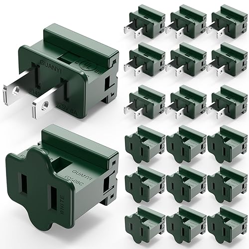 Miniatura 10 de SPT-1 - Juego de enchufes de iluminación navideños para Navidad macho y hembra, enchufe de vampiro, enchufe Gilbert, tapón de cremallera, 30