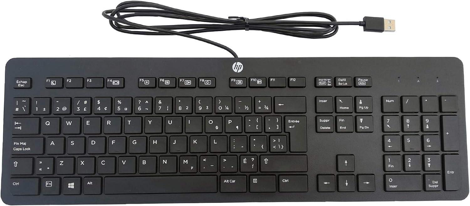 HP Hewlett Packard Business Black USB Slim Style Windows