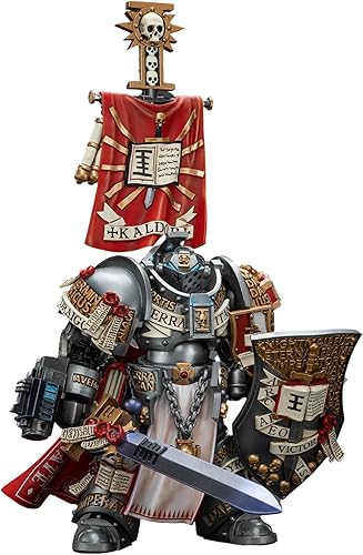 Miniatura 3 de JOYTOY Warhammer 40,000 118 Figura de acción de los caballeros grises Kaldor Draigo Colección Modelo Navidad Regalo de cumpleaños