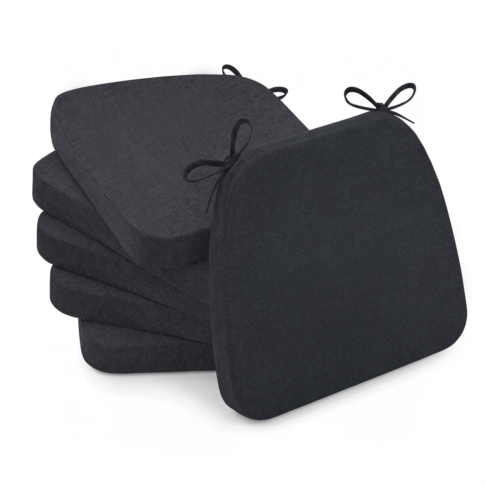 AAAAAcessories Chair Cushions for Dining Chairs, 17 x 16 x 2 in, Set of 6