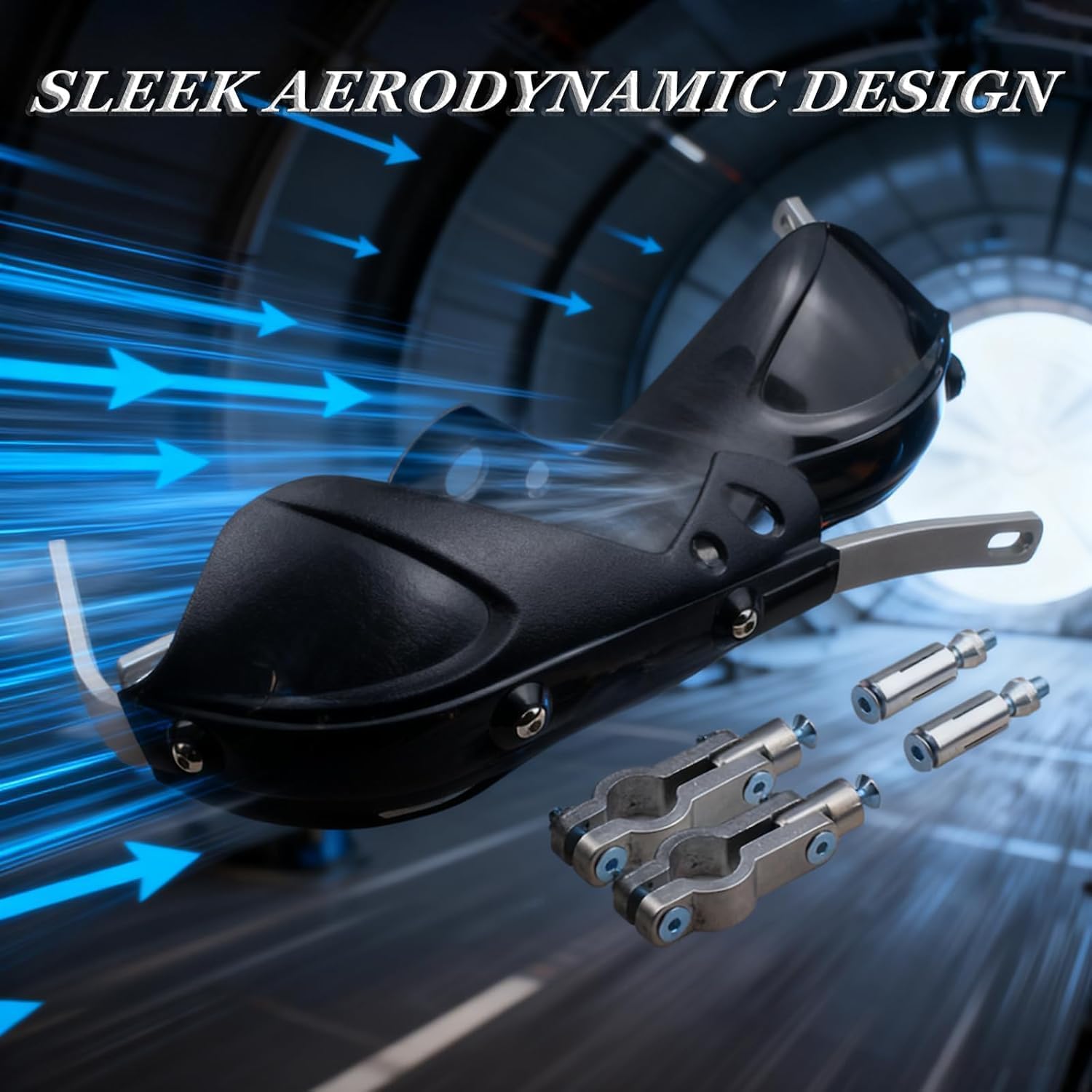 1 Pair Motorcycle Handguards for Kawasaki Versys X 300 Tourer, Wind Guards Impact Resistant Handguard Hand Shield Guard Handle Protector