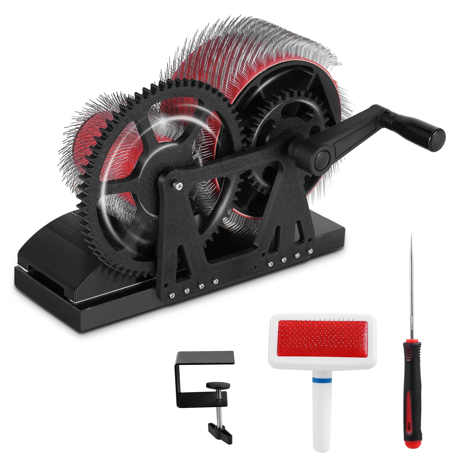 Amazon.com: Consfly Wool Drum Carder Fiber Carding Machine with
