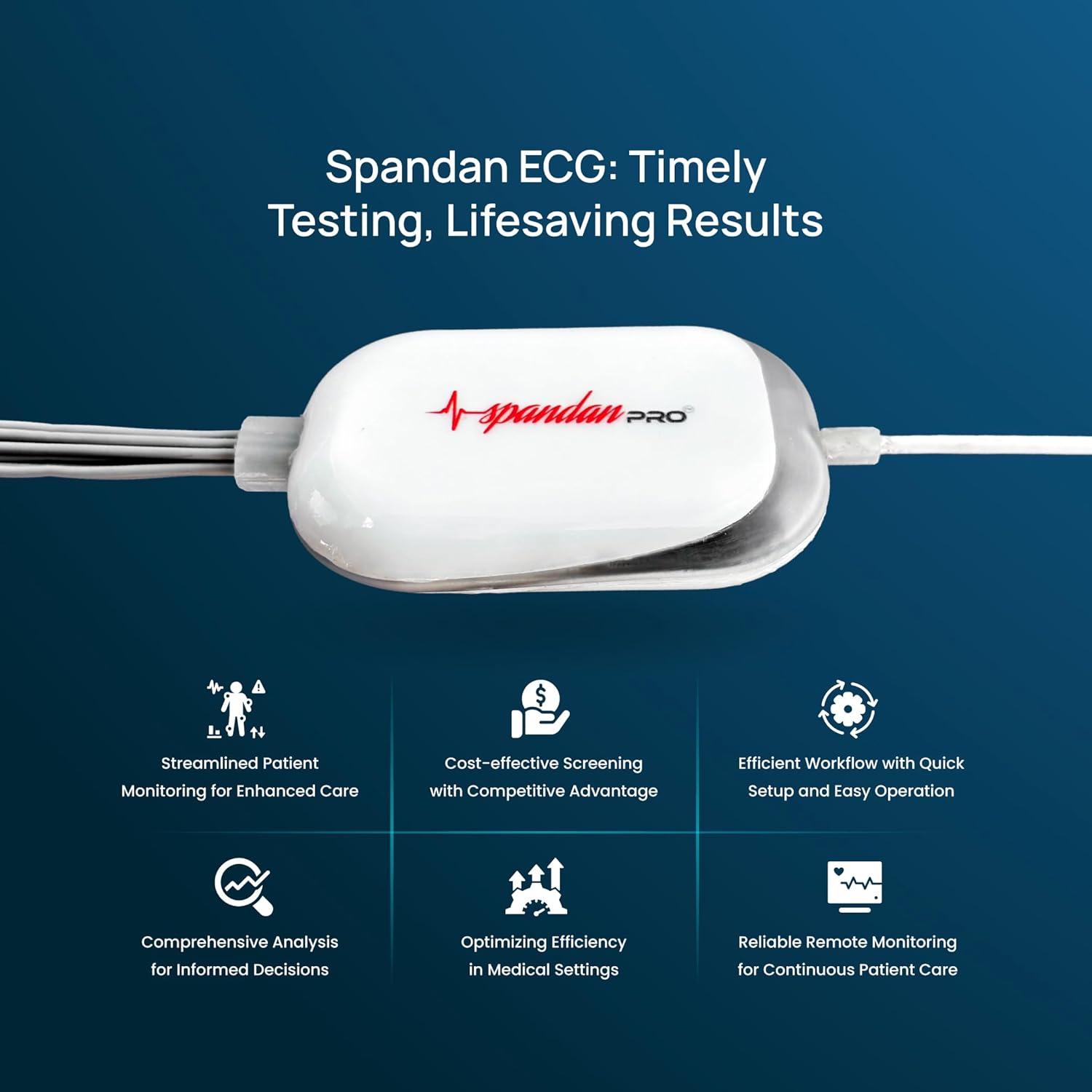 Sunfox Spandan Pro | Portable ECG Monitor For Doctors | Medical Grade ECG Device| ECG Machine with Goldberger ECG System | Clinic and Hospital Purpose | Clearest Trace | 12 lead ECG | Multichannel ECG Sunfox Spandan Pro | Portable ECG Monitor For Doctors | Medical Grade ECG Device| ECG Machine with Goldberger ECG System | Clinic and Hospital Purpose | Clearest Trace | 12 lead ECG | Multichannel ECG