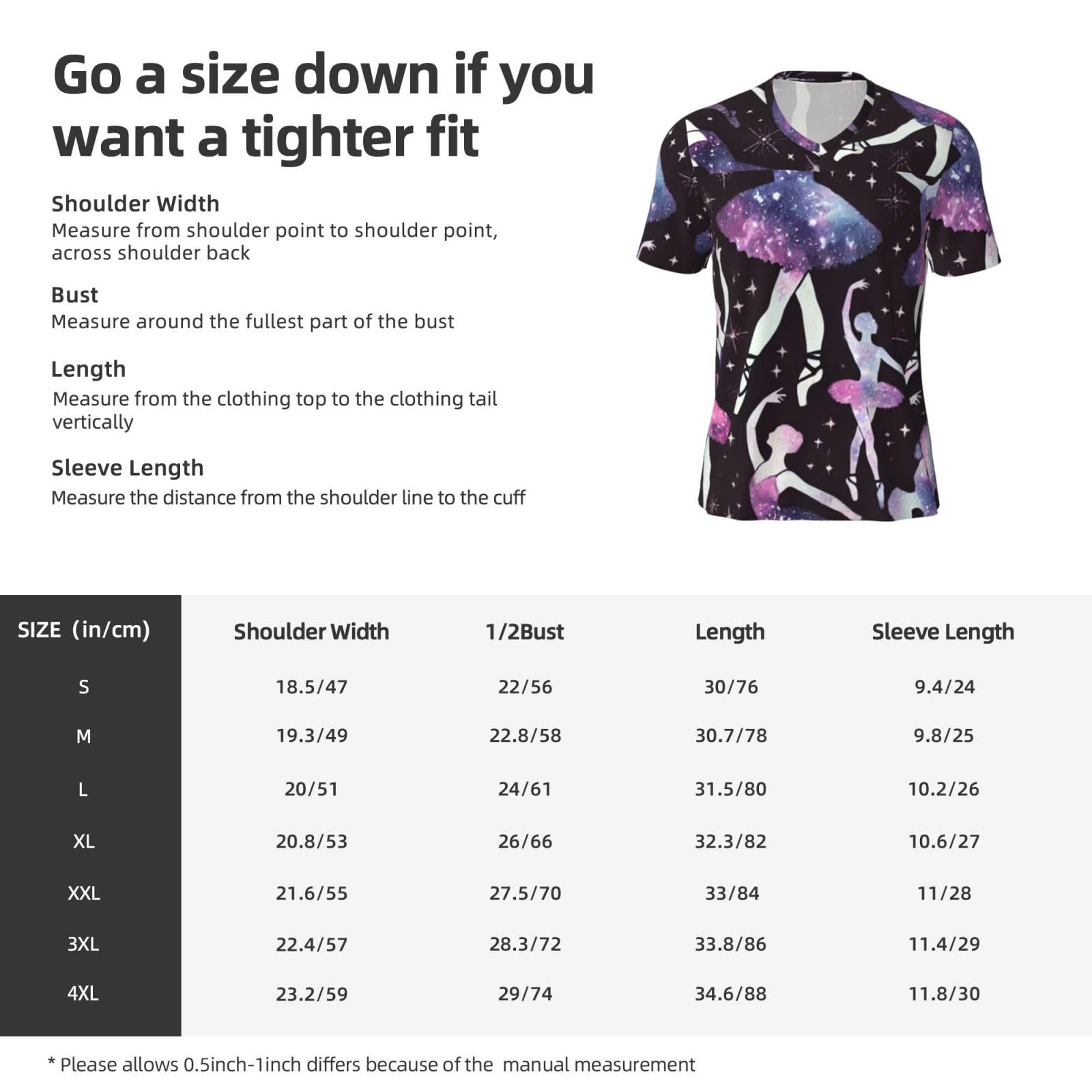 Stylish Athletic Sports Jersey Galaxies-Ballet-Dancer Men's Rugby Jersey Xx-Large Black