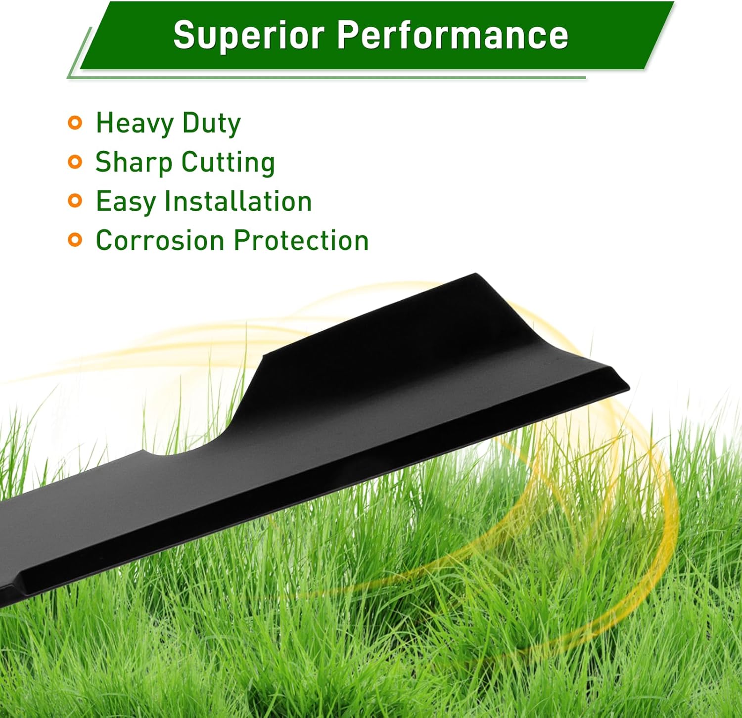 105-7781-03 Mower Blade Compatible with to ro 52" Deck, Hi Flow Blade Fit for 30099 30694 74237 74539 74943 79559, Replaces 108-1117 110-0409 105-7781, 6 Pack