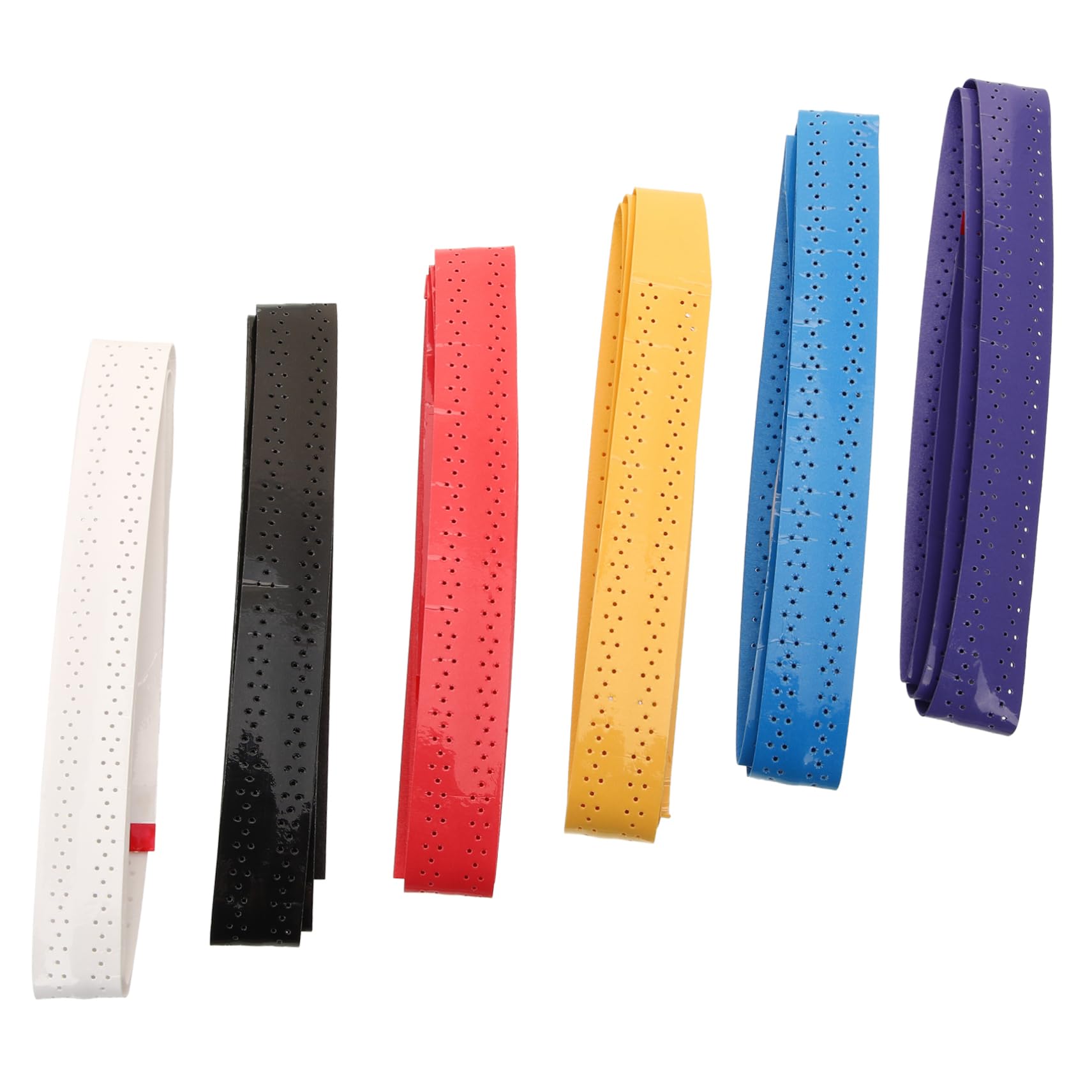 ifundom 6Pcs Thickening Tennis Grip Tape Non Slip Overgrip for Badminton Racket Breathable and Absorbent Design for Tennis Badminton Other Sports Equipment